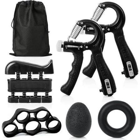 Fingerstyrke trener, håndtrener, justerbar gripestyrketrening fra 10 til 60 kg
