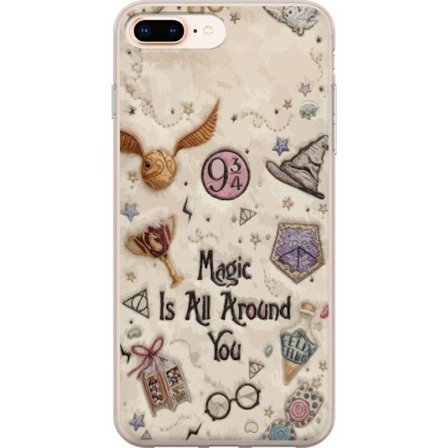 Yhteensopiva Puhelinkuori Apple Apple iPhone 7 Plus Kirjailtu taianomainen kuvaus, jossa on symboleja, lainauksia ja satumaailmaa, joka on inspiroitun