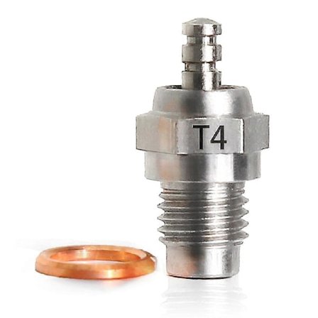 1 st T4 Het Tändstift Glödlampa Ersätter OS för /// Redcat 1/8 1/10 RC Nitro Motorer Bil Lastbil