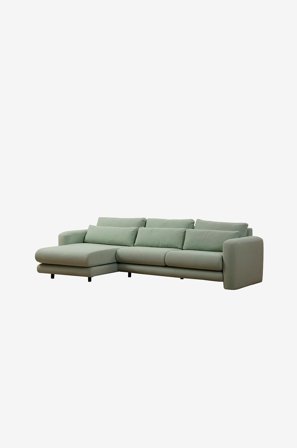 Hanah Home - Hjørnesofa venstre - Maisy - Grøn - Sofaer med chaiselong - Fra Homeroom