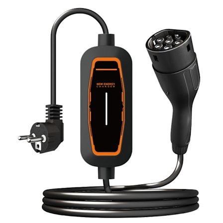 T6 EV-laddare 16A 3,5KW med indikatorlampa - 5 meter