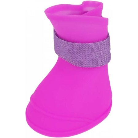 Vandtætte kæledyrsstøvler, silikone søde vandtætte støvler til katte og hunde, udendørs hundesko is sne regn osv. (M størrelse)