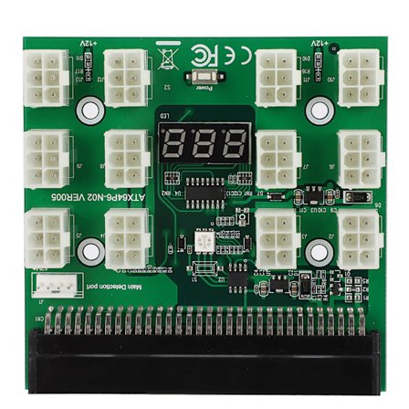Server strømforsyning adapter utvidelseskort med 3-farget LED spenningsdisplay for DPS-700LB D