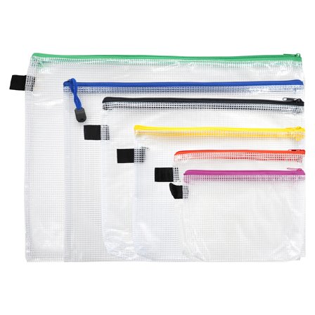 Crevide Zipper Pouch 6-set