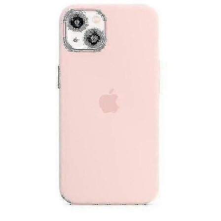 iPhone 13 Silikone Cover med MagSafe - Blødt Beskyttende Telefon Cover, Stødsikkert Bagcover, Slim Fit Kridt Pink