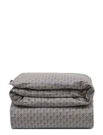 Printed Flowers Cotton Sateen Duvet Cover Home Textiles Bedtextiles Duvet Covers Monivärinen/Kuvioitu Lexington Home