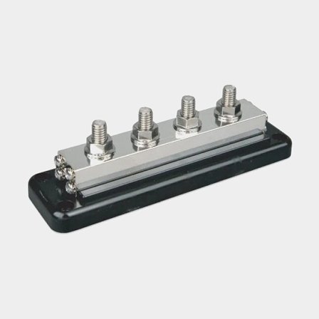 Kopplingsplint Victron Busbar, 4 x M10, 600 A, med lock