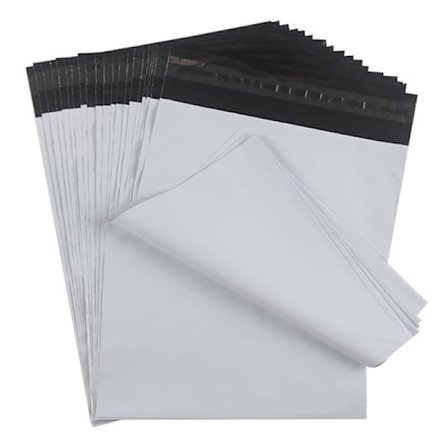 100-pak Poly Mailer-poser til tøj, 250x350 mm Ekstra Stærke Vandtætte Selvklæbende Forsendelsesposer