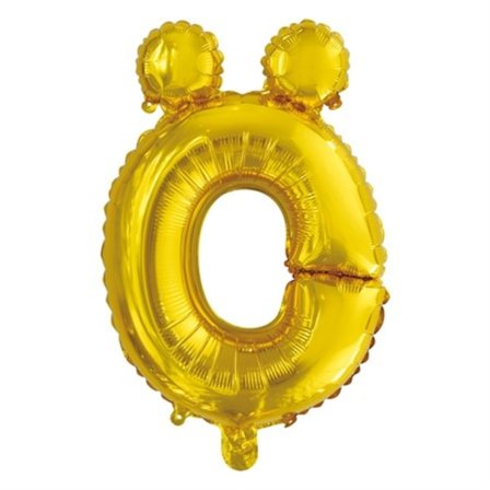 Ballong med bokstav, guldfärgad - Ö