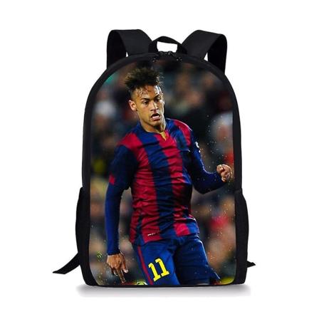 Fodboldstjerne-Neymar Jr. Skole tasker til drenge og piger 3d print skole rygsække børn taske børnehave rygsæk barn bogtaske DB A3