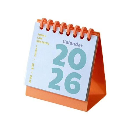 2026 Bordkalender 12 måneders referencer Løber fra januar 2026 til december 2026 Kontor Bordplade Månedlig Kalender til Planer Ikke