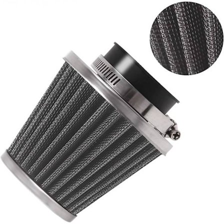 Universelt Stål Dobbeltlags Luftfilter Motorsykkel Scooter ATV Moped Quad 38mm 39mm 40mm