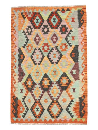 Mały Kilim Afgan Old Style Dywan 123X178 Wełna