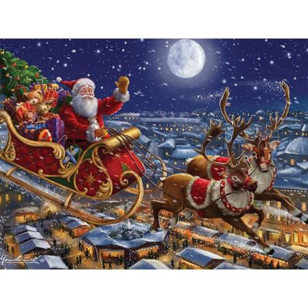 Diamond Painting 5d Diy Diamant Målning Jul Santa Claus 30x40cm