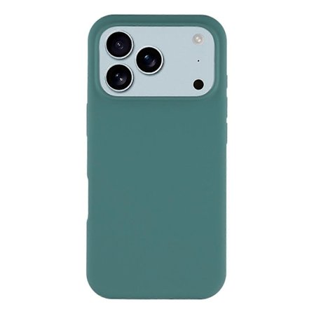 Kompatibel med iPhone 17 Pro Cover Solid Silikone Stødsikkert Telefoncover Dark g