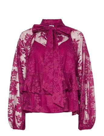 YAS | Yaslacilla Ls Lace Top - Show | 38