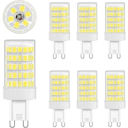 /NN/G9 LED-lamppu Kylmä valkoinen, 10W G9-lamppu 6000K-lamppu, 6 kpl{f2}