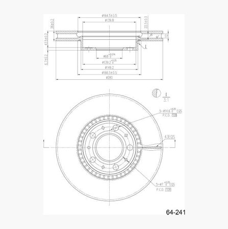 Bromsskiva - Biltema