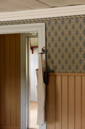 Duro Bård, Eugen bård 543-04 Gammalsvenska Papper, L, Blå, Färg & tapeter