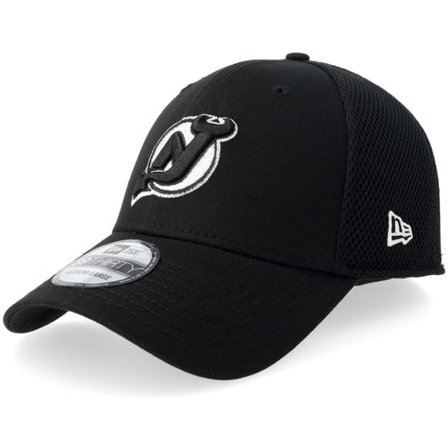 New Era - NHL Svart flexfit Keps - New Jersey Devils 39THIRTY Eg Neo Black/White Mesh Flexfit @ Hatstore