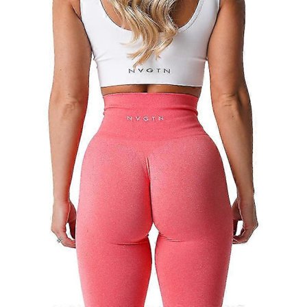Nvgtn Sömlösa Leggings Spandex Shorts Dam Fitness Elastiska Andningsbara Höftlyftande Fritids Sport Spandex Tights