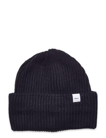 Leaf Beanie Black Makia