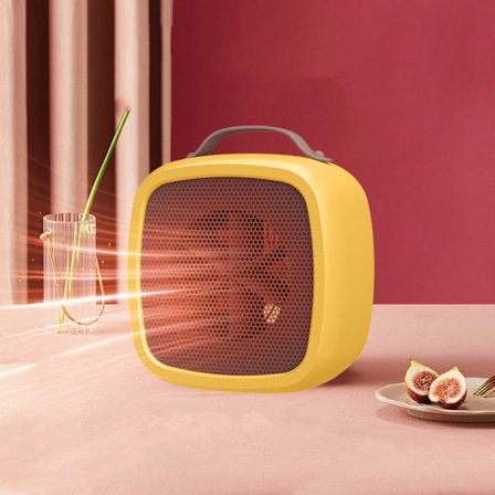 Värmefläkt med värme- och fläktlägen, värme- och fläktkombination, bordsvärmare med justerbar termostat för bil, inomhusbruk, hem, studentrum, kontor