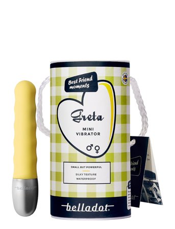 Belladot Greta Mini Vibrator Yellow - Yellow - ONE SIZE