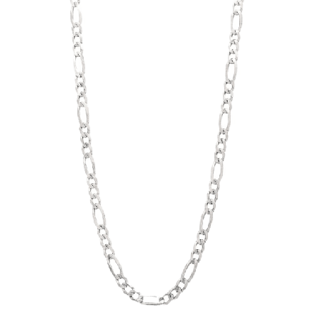 by BILLGREN Silverhalsband | Figaro 6 mm Nobel Accessoarer Herr Silver 50 cm