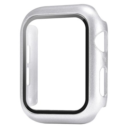 Glas+Skal för Apple Watch case 9 8 7 6 SE 3 iWatch Tillbehör Skärmskydd Apple watch series 44mm 40mm 38/42mm 45mm 41mm
