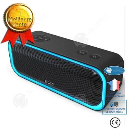 Bluetooth-högtalare - I DOSS - SoundBox Pro - Vattentät - Subwoofer - Bluetooth 5.0