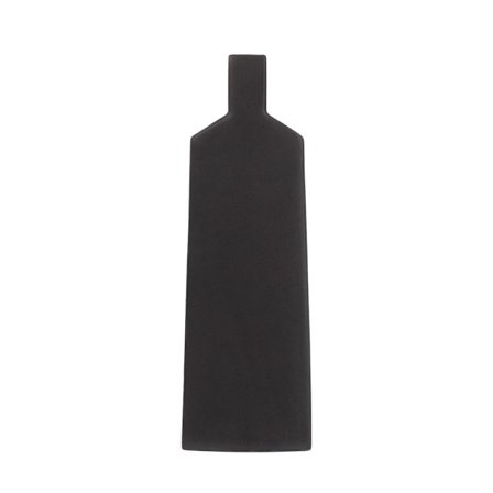 Keraaminen maljakko 15x5x35 cm, matta antrasiittiviimeistely