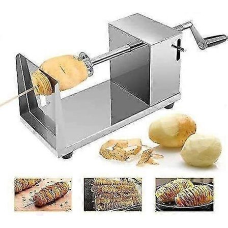 Spiral Potatis Skivare Chipper Potatischips Skärmaskin Tornado Köksredskap
