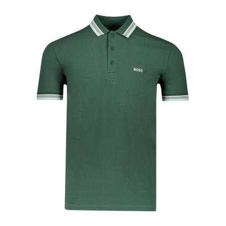 Hugo Boss, Pole Groen, Heren, Maat:S,Katoen