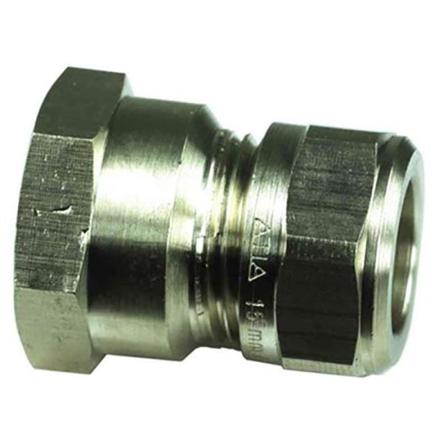 Gelia 3006117122 Klemringskobling Lige, kobber-inv gevind 22 x G20, messing, Installation
