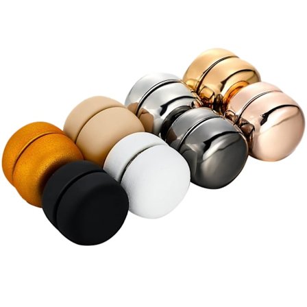 8 stk. Hijab Magnetnåle, styrke Magnet Hijab Nåle Knapper Til Kvinder Multi-use Farverige Tørklæde S