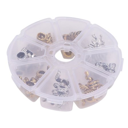 Vikingeskæg Hårperler DIY Dekorative Hårvævning Perler til Fester Filmfestivaler Bryllup