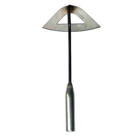 Metal hul ske, hakke, værktøj, hakke, blomsterhakke, ukrudtsbekæmpelse sne