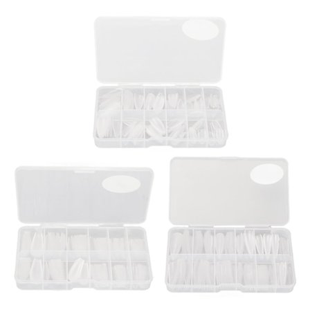 360 kpl Mattakynnet, Arkku, Mandelin ja Stiletto-muotoisia, Täyspeitto, Kirkkaat, Pitkät, Kevyet, Tekokynnet