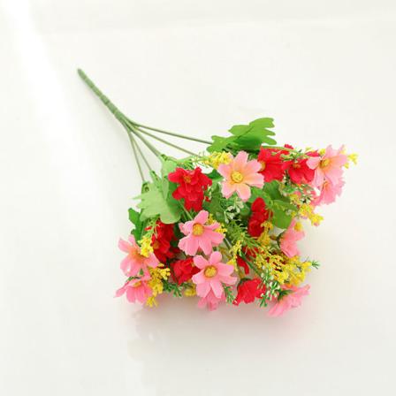 Kunstig blomst Daisy, dekorativ dansende orkidé blomsteroppsats, Danc