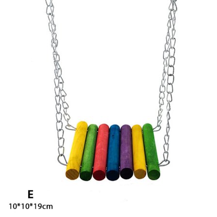 Fåglar Leksak Husdjur Fågel Papegoja Bur Hydda Bo Fågelleksak Hängmatta Gunga