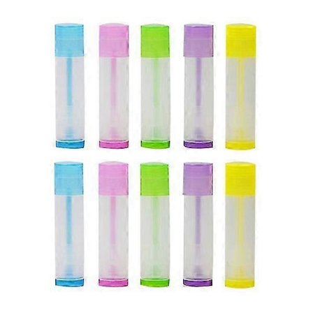 50 st Klara Behållare Läppbalsam Burk Läppstift Hållare Tomma Läppbalsam Behållare