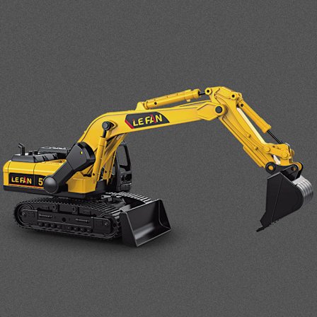 Legetøjsbil Dreng Stor Ingeniørkøretøj Gravemaskine Bulldozer Gripper Jordboremaskine Model(Stil 1)