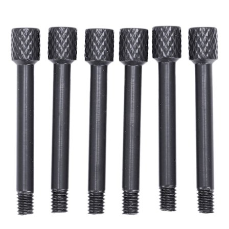 6 stk. messing elektrisk gitar Tremolo Bridge Saddle Clamp Låsestrengskrue/streng gjennom skrue/ikke