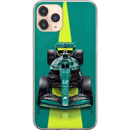 Yhteensopiva Puhelinkuori Apple Apple iPhone 11 Pro Aston Martinin Formula 1 -auto vihreässä kilpailumuotoilussa, jossa on moderni studiosentuntma