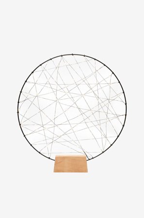 Konstsmide - Rund metaldekoration 160 LED, 64 cm - Sort - Dekorativ julebelysning - Fra Homeroom