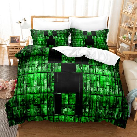 Minecraft My World Tredelat Påslakanset Överkast Lakan Örngott Sängkläder