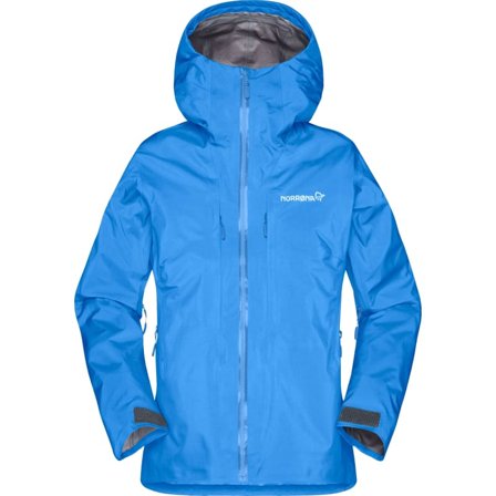 Norrøna Women's Trollveggen Gore-Tex Pro Light Jacket (2021) Women shell jackets Blue XL