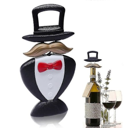 3 i 1 To-takket Vinåbner & Korkfjerner, Den kan nemt fjerne ældre og skrøbelige vinkorke, Kompatibel med feinschmeckere til at åbne