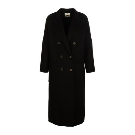 ViCOLO, Double-Breasted Coats Zwart, Dames, Maat:S